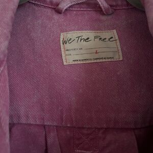 Free People pink opal jacket large